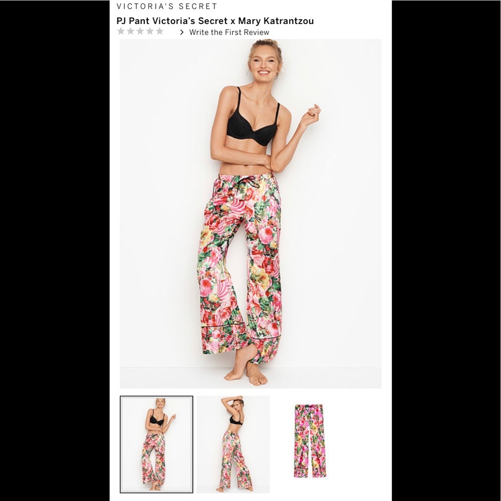 Victoria’s Secret X Mary Katrantzou Pajama Pants